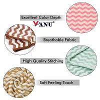 VANU? Microfiber Anti-Bacterial 300 GSM Midium Size Hand Towel | Super Soft and Absorbent Multipurpose Towels for Bathroom, Gym,  Workout Towels (16x24, 2)-thumb2