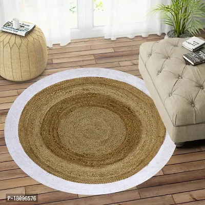 VANU? handwowen Jute Rug for Living Room,Dining Room,Bed Room,and Floor Braided Reversible Carpet for Bedroom Office Entry Ways-thumb3