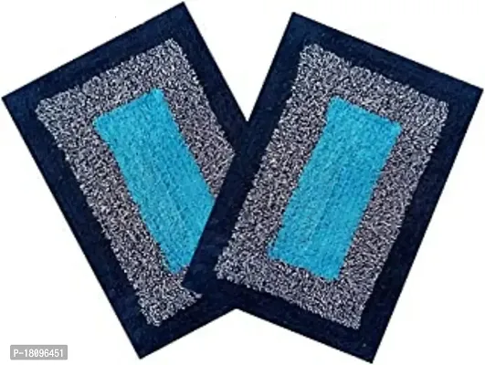 VANU? Kitchen Floor Mats  Runner with Doormat for Kitchen Floor Cotton Runner and Door mat (15x23 inch mat 1)-thumb0