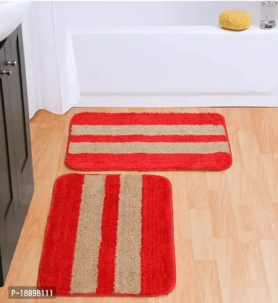 VANU? Micro Fiber mat with Anti Slip Rubber Backing Door Mat // Bathroom // Office// Home Kitchen Floor Entrance (vh1, 16x24 inch Set of 2)