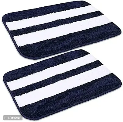 VANU? Micro Fiber mat with Anti Slip Rubber Backing Door Mat // Bathroom // Office// Home Kitchen Floor Entrance (vh3, 16x24 inch Set of 2)-thumb3