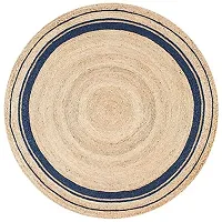 Vanu handwowen Jute Rug for Living Room,Dining Room,Bed Room,and Floor Braided Reversible Carpet for Bedroom 60 cm Round-thumb2