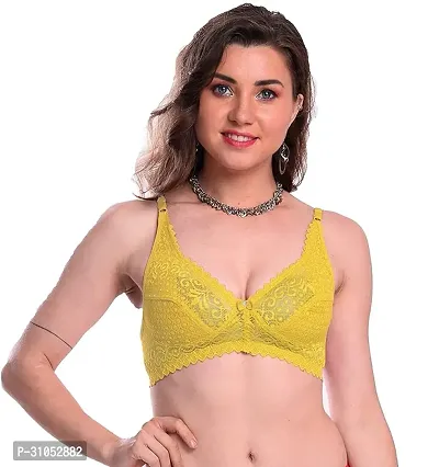 Trendy Cotton Solid Bra For Women