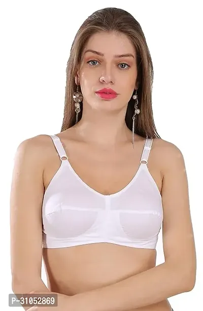 Trendy Cotton Solid Bra for Women-thumb0