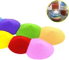 Sanskar Rangoli Colour Powder Red and Blue 500 Gram EachDiwali Decoration Items Floor Art Rang for Home Navratri Pongal Pooja Mandir Decor (Pack of 2 Colors)-thumb1