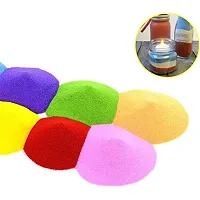 Sanskar Rangoli Colour Powder Yellow and Blue 500 Gram Each Diwali Decoration Items Floor Art Rang for Home Navratri Pongal Pooja Mandir Decor (Pack of 2 Colors)-thumb2