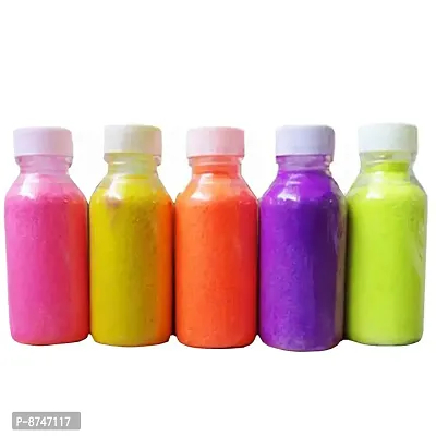 Rangoli Color Powder (Multicolour) 5 Packaets Of 100 Grams Rangoli
