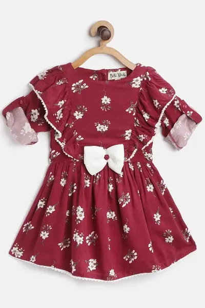Girl's Cotton Printed Dress