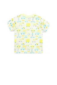 mustmom Baby Boys & Baby Girls Casual T-Shirt Cap, Shorts, Mitten, Socks, Handkerchief (Yellow)-thumb3