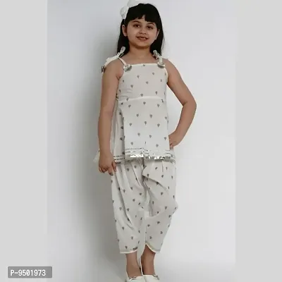 Indi Girls Festive  Party Kurta and Patiala Set-thumb0