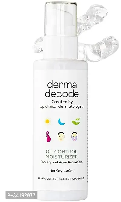 Derma Decode Face Moisturizer For Oily Skin And Acne Prone Skin 100Ml