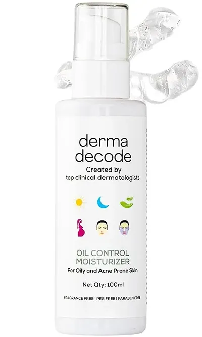 Derma Decode Face Moisturizer For Oily Skin And Acne Prone Skin 100Ml