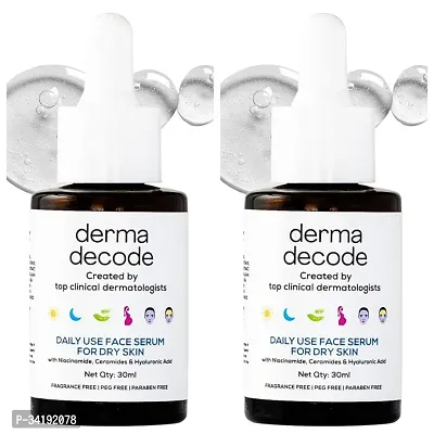 Derma Decode Hydrating Face Serum For Dry Skin 60Ml Pack Of 2