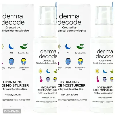 Derma Decode Hydrate And Nourish Face Moisturizer For Dry 200Ml Pack Of 2