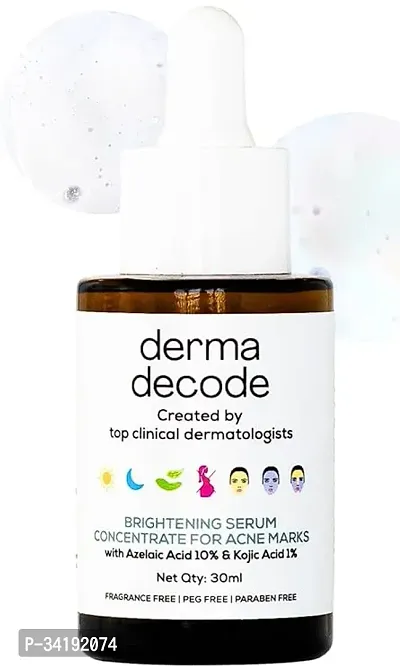 Derma Decode Acne Marks Removal Face Serum With Kojic Acid For Glowing Skin 30Ml