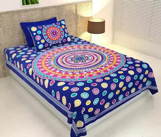 Cotton Single Bedsheets (60x90 inch)