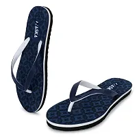 Blue Eva Solid Slippers   Flip Flops For Women-thumb3