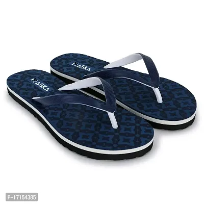 Blue Eva Solid Slippers   Flip Flops For Women