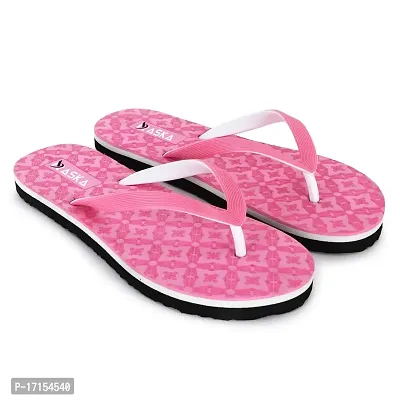Pink Eva Solid Slippers   Flip Flops For Women