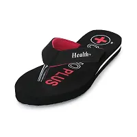 Black Eva Embellished Slippers   Flip Flops For Women-thumb4
