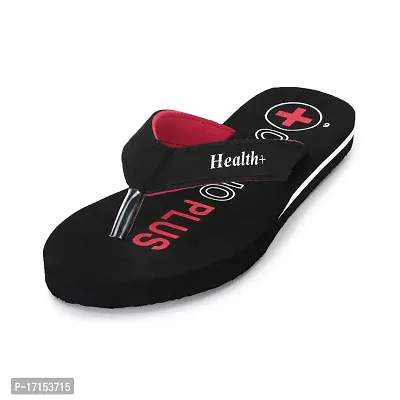 Black Eva Embellished Slippers   Flip Flops For Women-thumb5