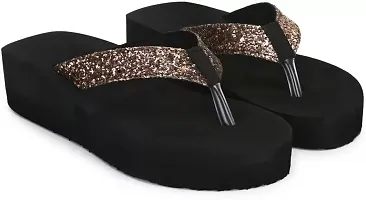 Gold Color Aaska Simar Slippers For Girls and Women | Daily Footwear| Party wear| Office wear-thumb3