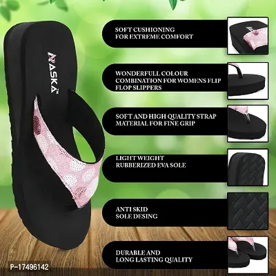 Pink Color Aaska Royal Slippers for Girls and Women
