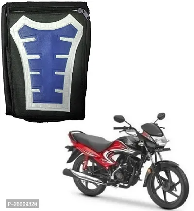 Asesome Creation TCP19 BIKE TANK COVER WATERPROOF BLUE Strap Honda CD 110 Dream Universal For Bike Bike Tank Cover-thumb0