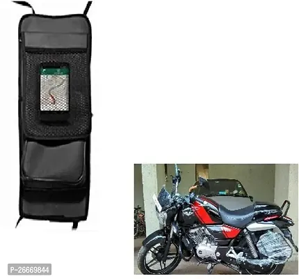 Asesome Creation TC3P 50 Strap Bajaj V 150 Bike Tank Cover-thumb0