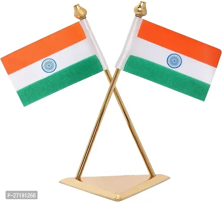 CapeShoppers Indian Triangle Car Dashboard Flag Flag  (Polyester)-thumb2