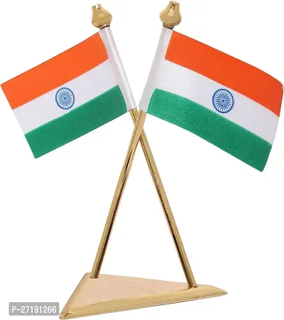 CapeShoppers Indian Triangle Car Dashboard Flag Flag  (Polyester)-thumb3