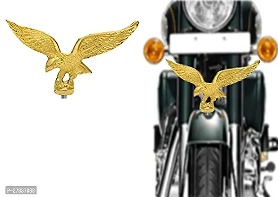 CapeShoppers Emblem for Car  Bike  (Gold)
