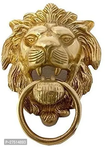 CAPE SHOPPERS Brass Logo Face Lion for Royal-thumb0
