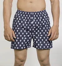PANTHUSHTI Boxers for Men|| 100? Pure Cotton Combo||Boxer|| Shorts for Mens(Pack of 3)-thumb1