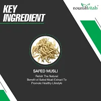 NourishVitals Safed Musli with Saponins, 60 Veg Capsules (Pack Of 3)-thumb3