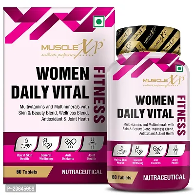 MuscleXP Women Daily Vital Fitness Multivitamin, 60 Tablets-thumb0