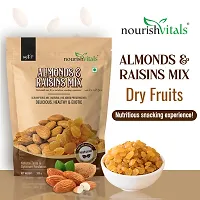 NourishVitals Almonds And Raisins Mix, Scrumptious Mix | Natural, 200 g-thumb4