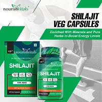 NourishVitals Premium Shilajit 50% Fulvic Acid, 60 Veg Capsules (Pack Of 3)-thumb2