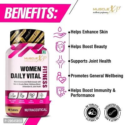 MuscleXP Women Daily Vital Fitness Multivitamin, 60 Tablets-thumb5