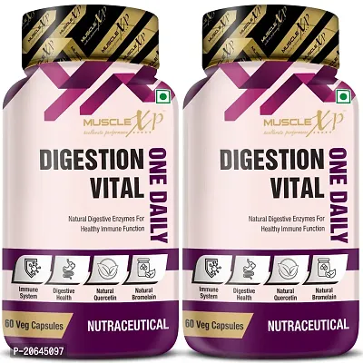 MuscleXP Digestion Vital One Daily, 60 Veg Capsules (Pack of 2)-thumb0