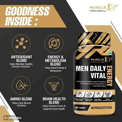 MuscleXP Men Daily Vital Energy 60 Tablets Pack of 2-thumb5