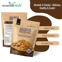 NourishVitals Almonds And Raisins Mix, Scrumptious Mix | Natural, 200 g-thumb2