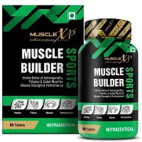 MuscleXP Muscle Builder Sports, Herbal Blend of Ashwagandha, 60 Tablets (Pack of 3)-thumb1