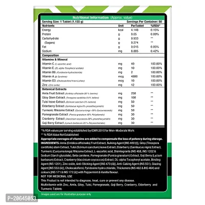MuscleXP Immune-Multi Greens  Fruits, 60 Tablets-thumb2