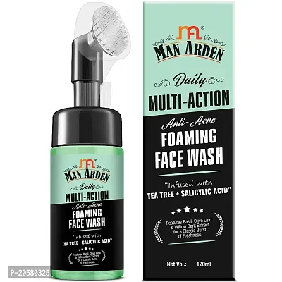 Man Arden Daily Multi-Action Anti - Acne Foaming Face Wash, 120ml-thumb0