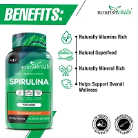 NourishVitals Spirulina Pure Herbs, 60 Veg Capsules (Pack Of 2)-thumb4