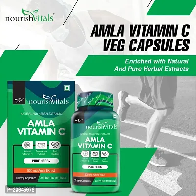 NourishVitals Amla Vitamin C with Tannins, 60 Veg Capsules (Pack Of 2)-thumb3