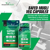 NourishVitals Safed Musli with Saponins, 60 Veg Capsules-thumb2