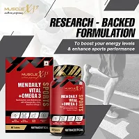 MuscleXP Men Daily Vital + Omega 3 Sports Multivitamin, 60 Tablets (Pack of 3)-thumb3