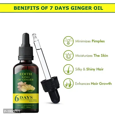 Ginger Oil, for Belly Drainage Ginger Massage Oils For Belly / Hair Oil  Fat Reduction for Weight Loss, Fat Burner Oil, Weight Loss Oil For Men  Women-30ml-thumb4